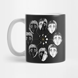 The Moon and Her Phases Mug